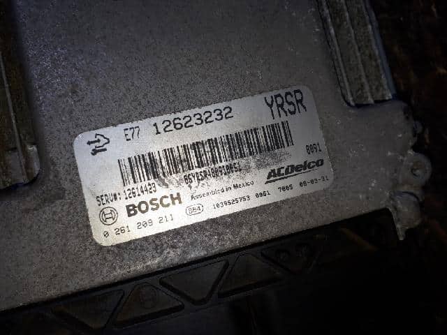 [Used]Engine Control Unit / ECU CADILLAC CTS 2008 12623232 - BE FORWARD ...