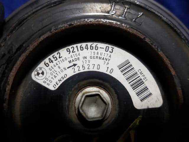 Used]A/C Compressor BMW 2013 6452 9216466-03 - BE FORWARD Auto Parts