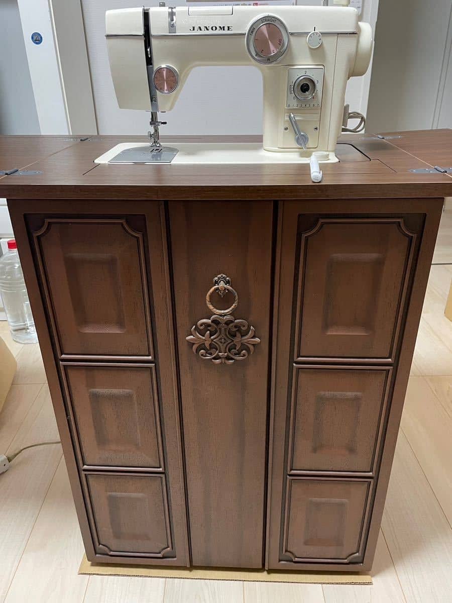 Used]☆ sewing machine Janome Topia A 802 type nostalgic high