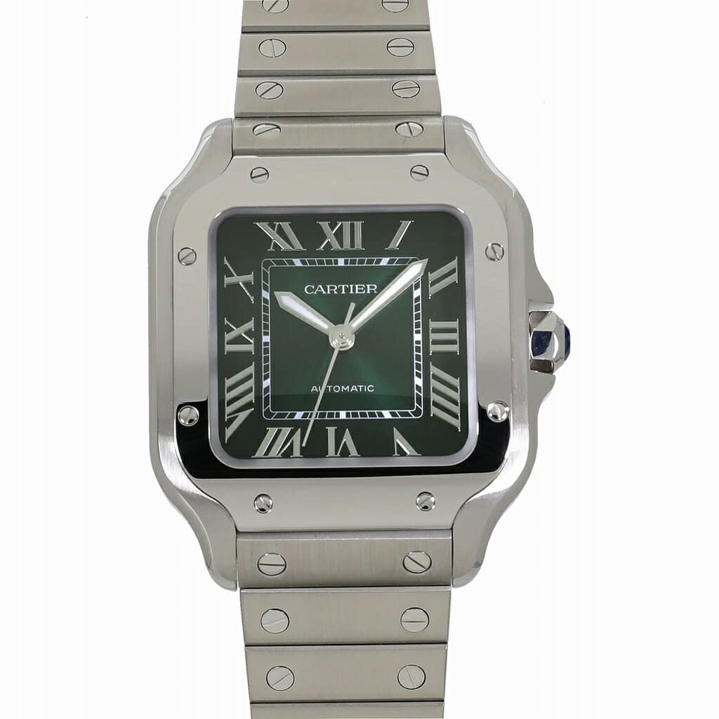 [New]Cartier Santos do Cartier MM WSSA0061 mho key green unisex - BE ...