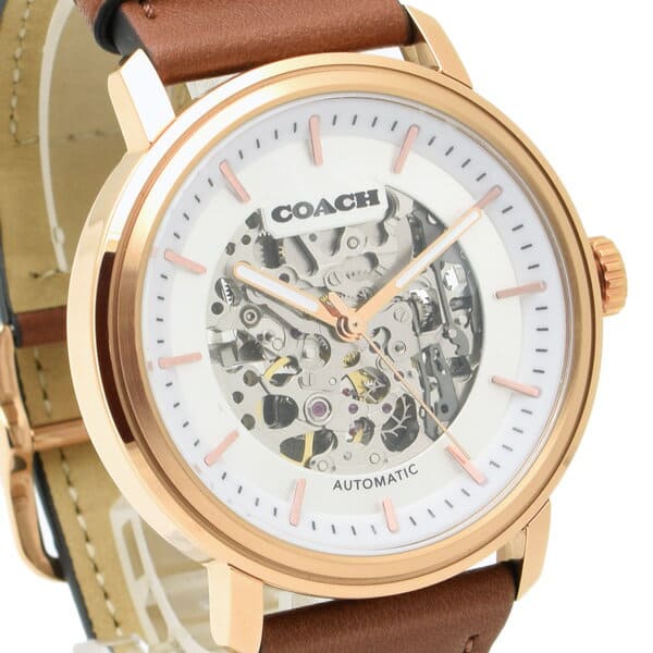 [New]COACH coach 14602569 HARRISON Harrison leather brown pink Gold ...