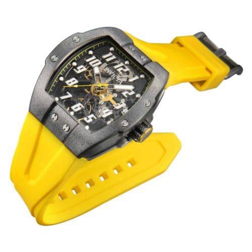 [New]Invicta Men's Watch JM Correa Automatic Yellow Rubber Strap Two ...