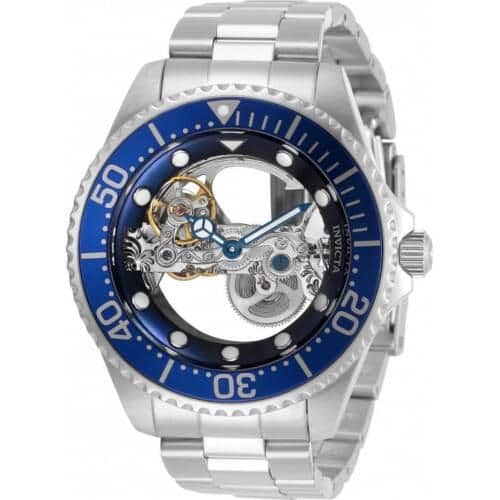 [New]Invicta Men's Watch Pro Diver Automatic Blue Skeleton Dial ...