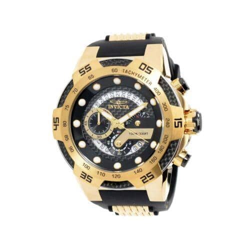 [New]Invicta Men's Watch Speedway Chronograph Black and Yellow Gold ...