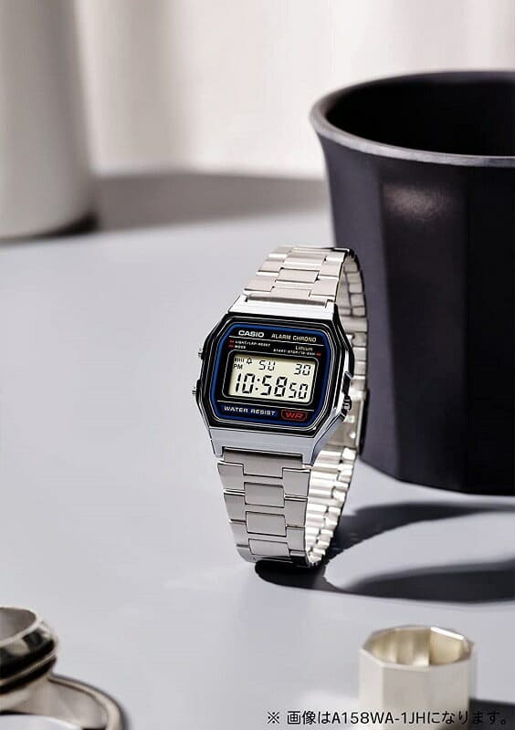 [New]A168WA-1A2WJR CASIO Casio STANDARD standard simple digital Silver ...