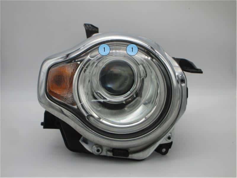 パーツ MR41S Hustler Headlight right side Used]Right Headlight SUZUKI Hustler 2018 DAA-MR41S 3512065P14 - BE