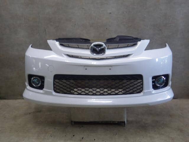 Used]Front Bumper Face MAZDA Premacy 2005 DBA-CREW C2Y75003X 64