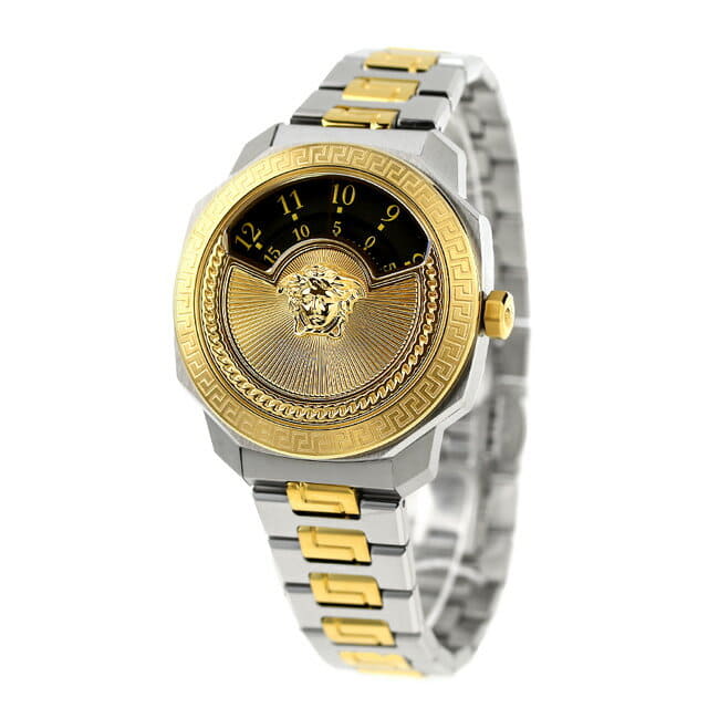 [New]working under shopper Versace die loss quartz mens Ladies VERSACE ...