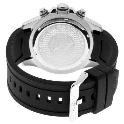 [New]Invicta 15145 Gent's Chrono Black Dial Black Strap Date Watch ...