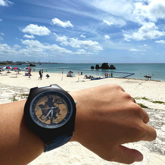 [New]It is product made in Mr. and Mrs. stake souvenir Okinawa