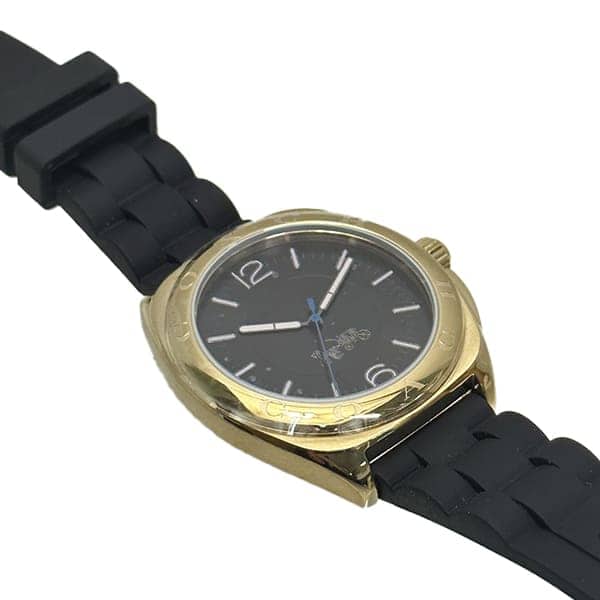 [New]Coach COACH accessory clock mens flip 41MM quartz CE915 BLK Black ...