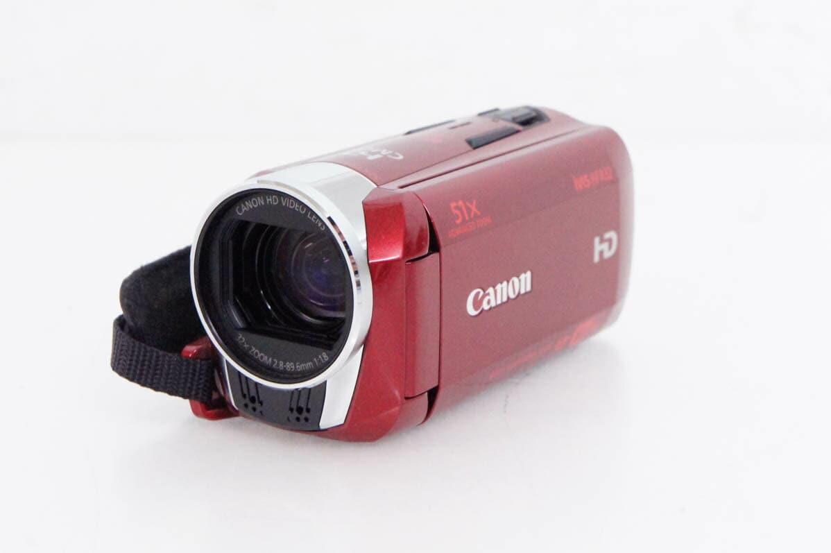 未使用級】Canon ビデオカメラ iVIS HF R32 レッド CANON iVIS HF R32