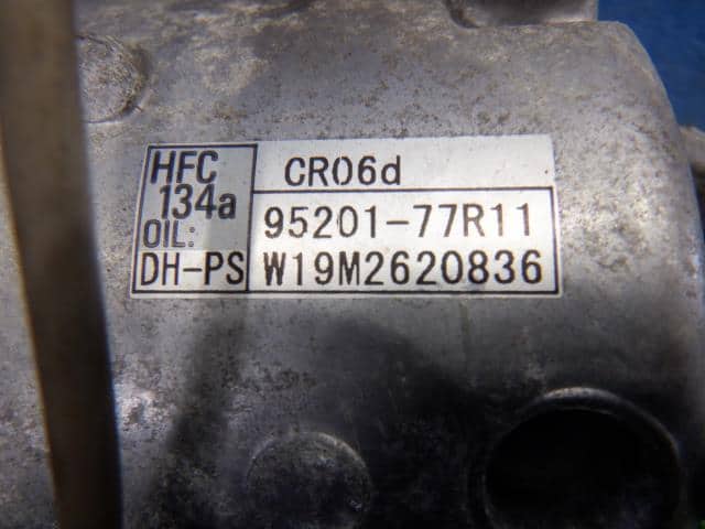 Used]A/C Compressor SUZUKI Jimny Sierra 2020 3BA-JB74W 9520177R11