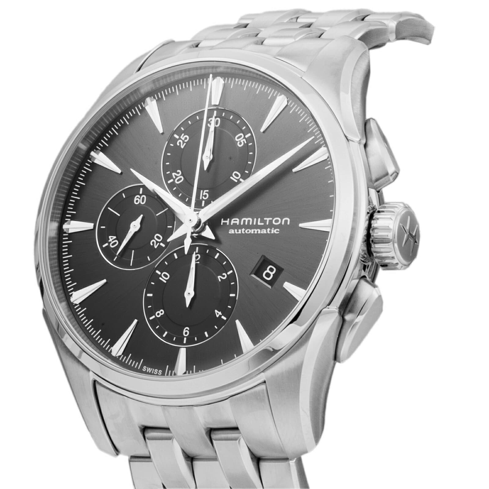 [New]HAMILTON mens clock JAZZMASTER Jazz master self-winding watch gray ...