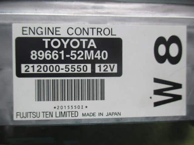 Used]Engine Control Unit TOYOTA Porte 2011 DBA-NNP15