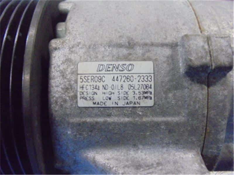 [Used]A/C Compressor TOYOTA Belta 2009 DBA-SCP92 - BE FORWARD Auto Parts