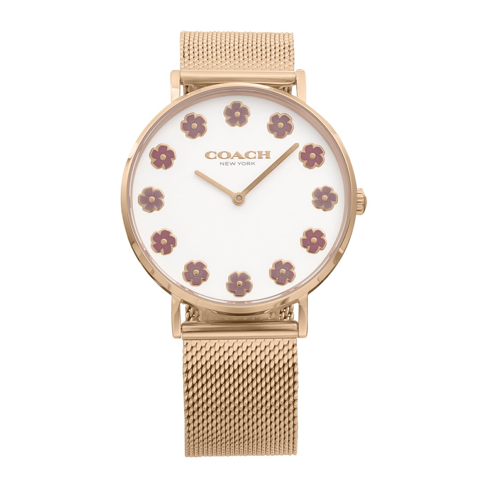 [New]Coach COACH Ladies clock PERRY Perry quartz ivory 14504101 clock ...