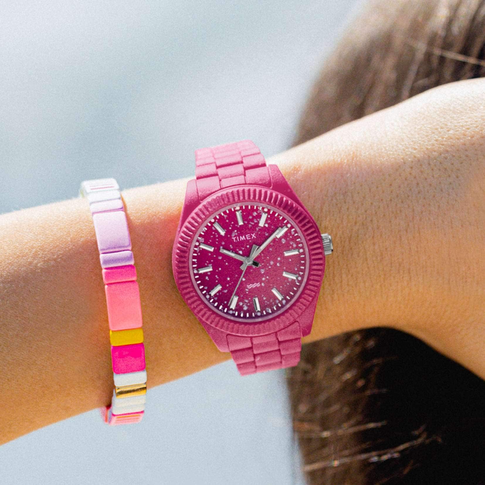 [New]TIMEX Timex Legacy ocean pink quartz unisex pink TW2V77200 clock ...