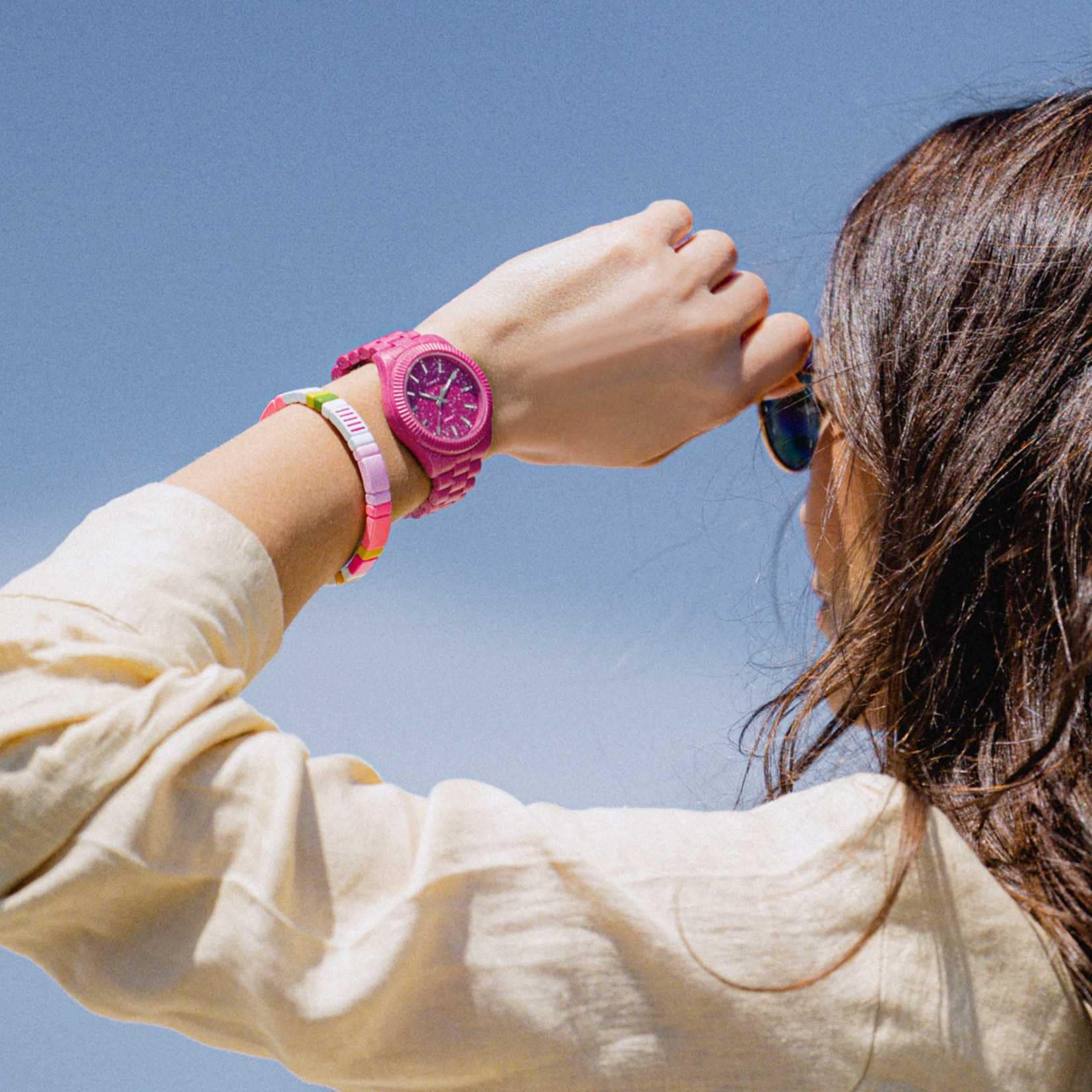 [New]TIMEX Timex Legacy ocean pink quartz unisex pink TW2V77200 clock ...