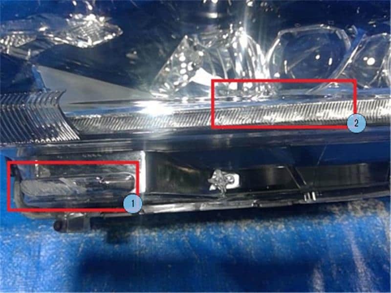 Used]Left Headlight MITSUBISHI Outlander 2015 DLA-GG2W 8301C865