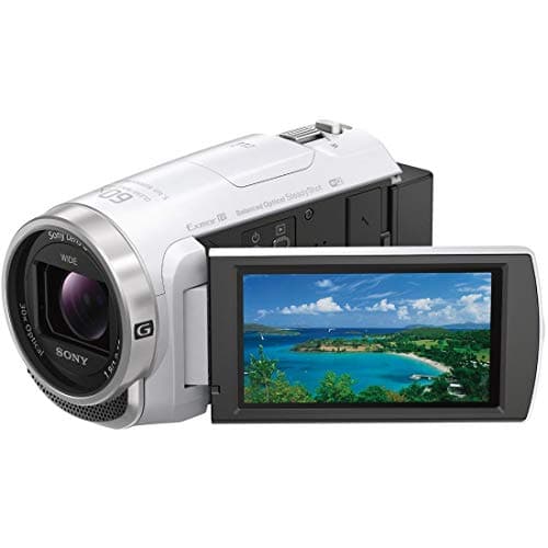 New]SONY (SONY) video camera Handycam HDR-CX680 white built-in