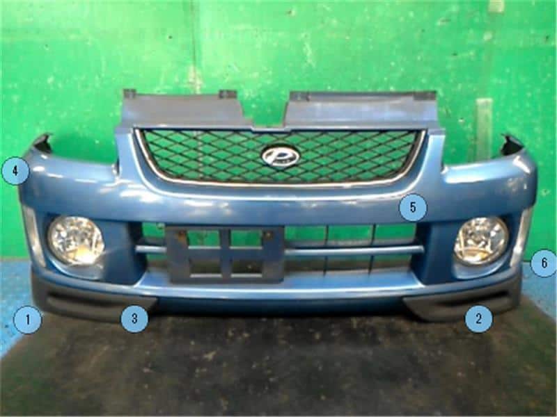 Used]Subaru Genuine Pleo RA1 Front bumper P91600-24013352 BE