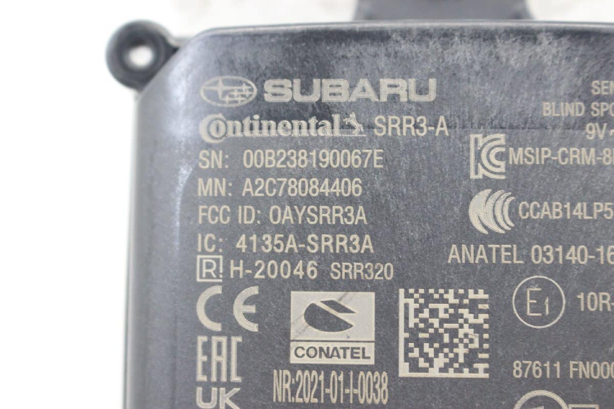 Used]Sensor Subaru cross trek GUD blind spot monitor sensor radar