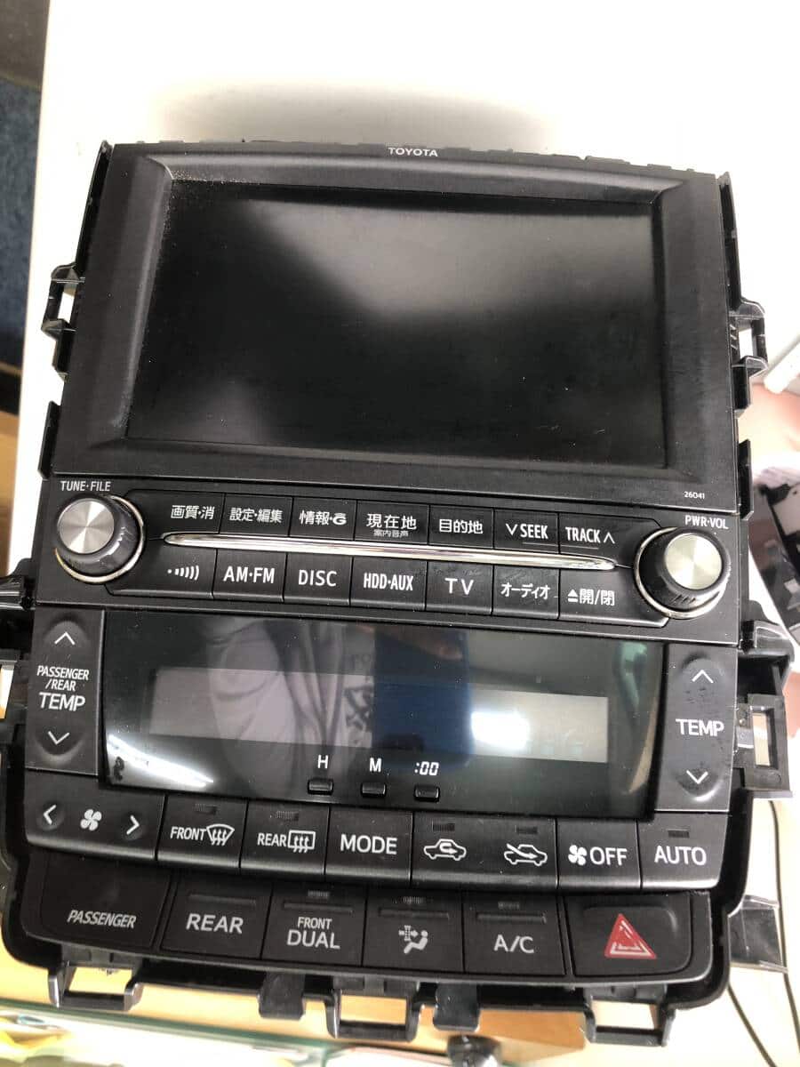 Used]Toyota Genuine multi-monitor navigator 86100-58042 BT013A map