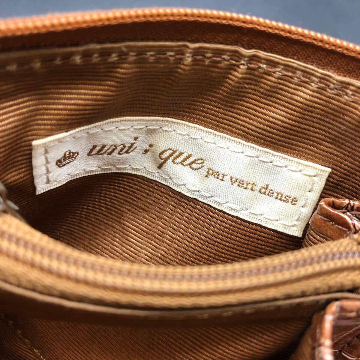 Used]uni; que par vert dense coin case coin purse - BE