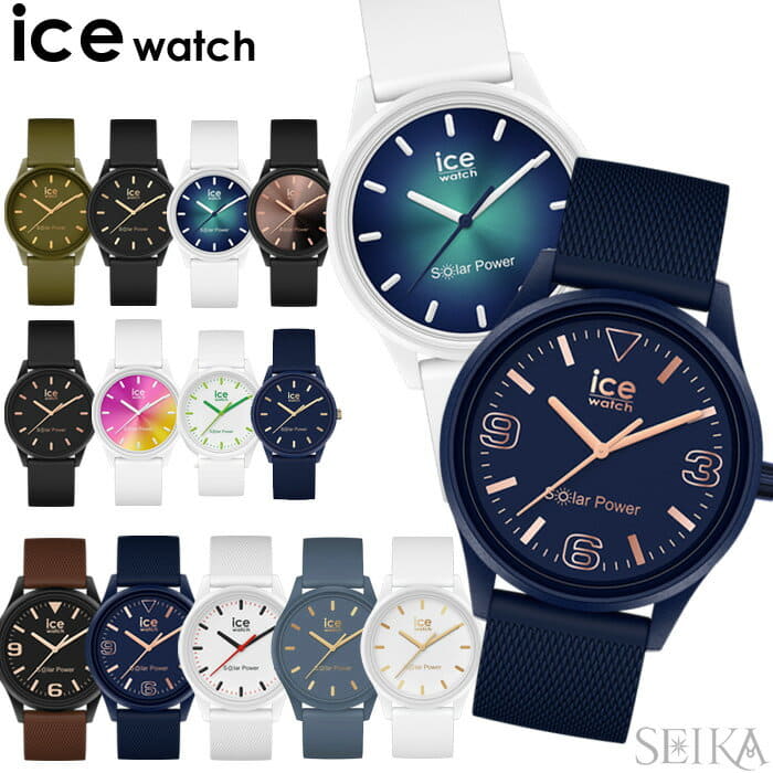 [New]Ice ice watch clock ICE WATCH solar power solar power mens Ladies ...