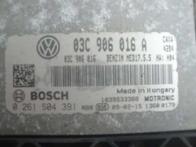 [Used]Engine Control Unit VOLKSWAGEN Golf 2009 ABA-1KCAX - BE FORWARD ...