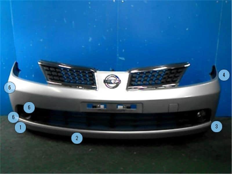 [Used]Front Bumper NISSAN Tiida 2006 DBA-C11 - BE FORWARD Auto Parts
