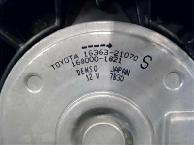 Used]Radiator Cooling Fan TOYOTA Sienta 2018 DAA-NHP170G
