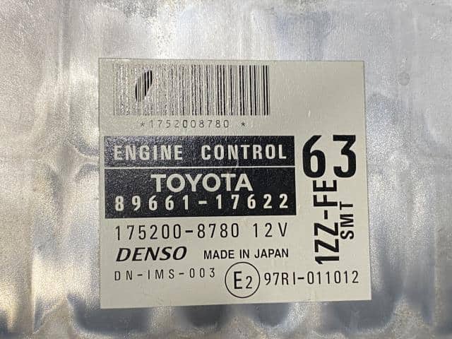 [Used]Engine Control Unit TOYOTA MR-S 2001 TA-ZZW30 8966117622