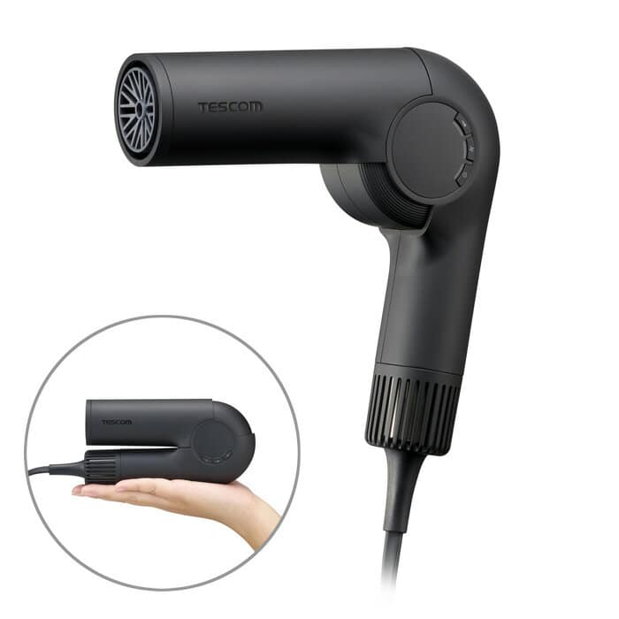 A*I様 TESCOM PROTECT ION HAIR DRYER ブラックT New]TESCOM dryer protection ion hair dryer TD860A-K Black compact