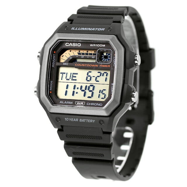 [New]It is like Casio CASIO WS-1600H-1AV mens Casio casio digital Black ...