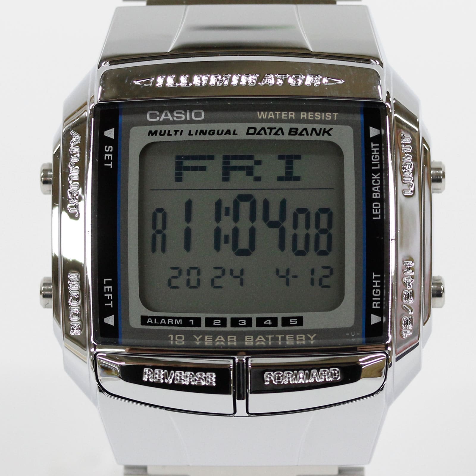 [New]CASIO Collection STANDARD Casio DB-360-1A metal band digital DATA ...