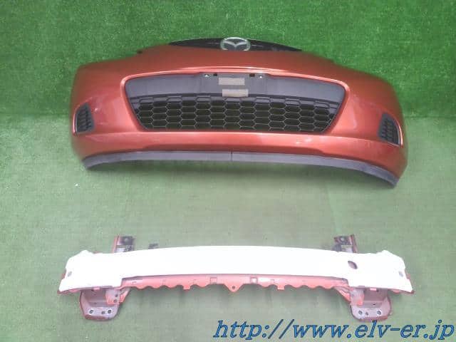 Used]Demio DBA-DE3FS [large product] Front bumper D651-50-031B - BE FORWARD  Auto Parts