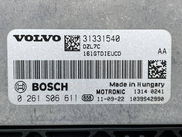 [Used]Engine Control Unit VOLVO Volvo 60 series 2011 DBA-FB4164T ...