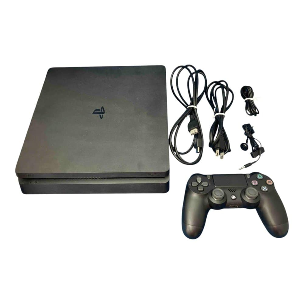 Used]PlayStation 4 jet Black 1TB (CUH-2200BB01) maker production 