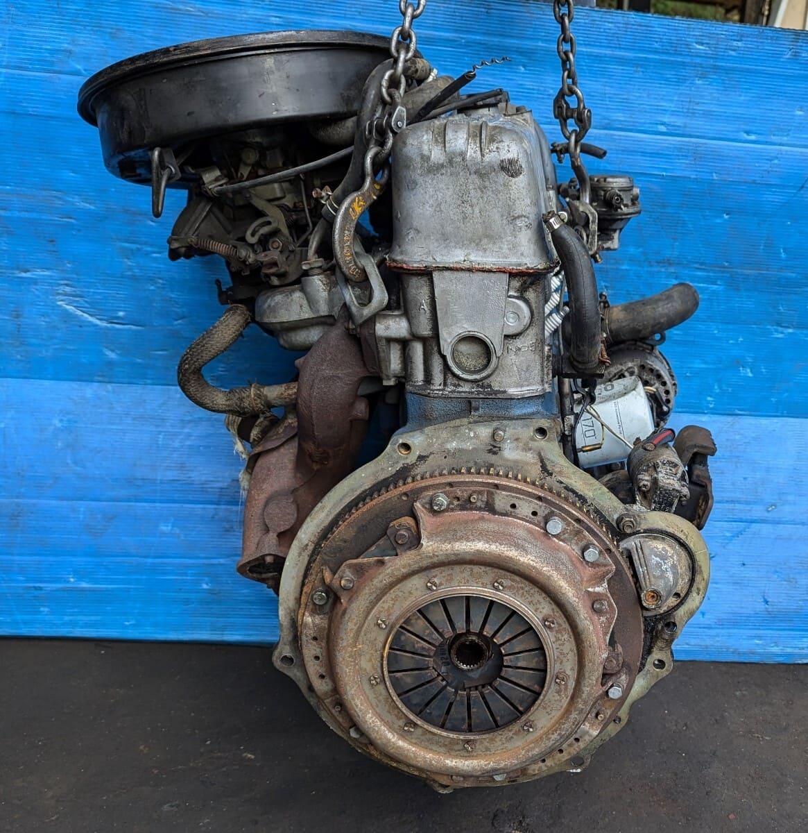 [Used][I can send it out] [ ] Nissan L-form L18 Engine HEAD V912 block ...