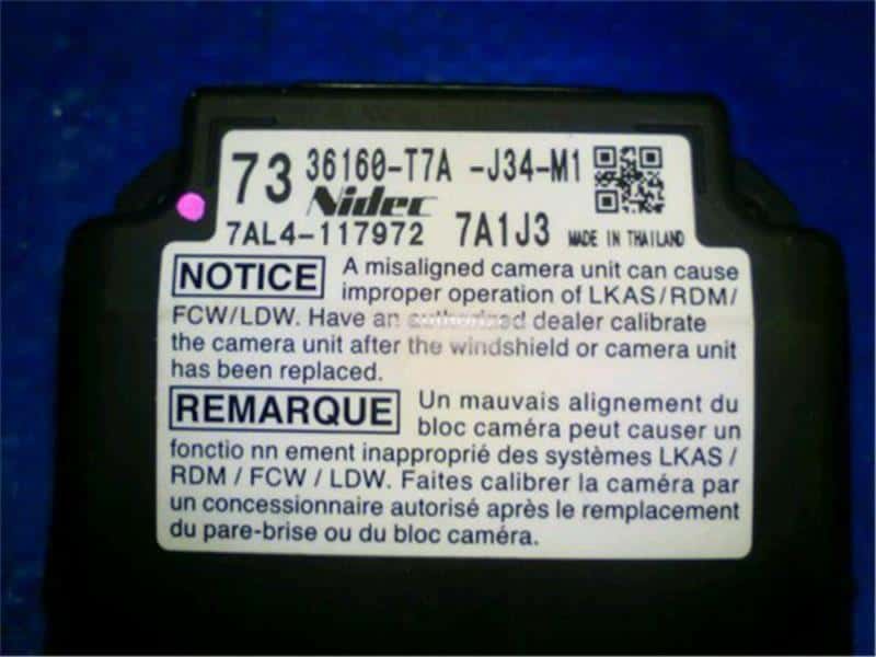 パーツ Nidec 36160-TDK-J08-M1 genuine camera Used]Backup Camera HONDA Vezel 2016 DAA-RU3 - BE FORWARD Auto Parts