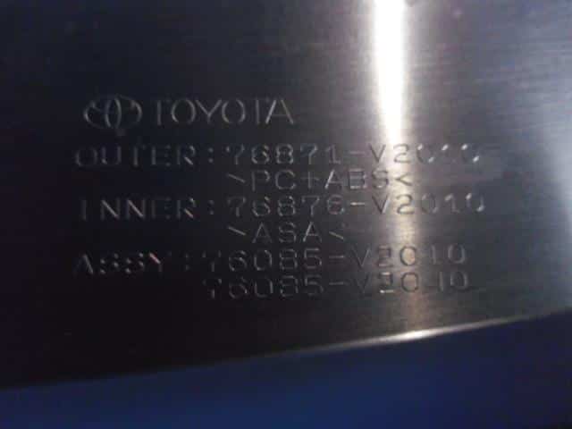 Used]Rear Spoiler TOYOTA Alphard 2023 6AA-AAHH45W 76085V2901A0