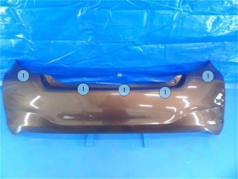 [Used]Rear Bumper Assembly TOYOTA Vitz 2014 DBA-NSP130 - BE FORWARD ...