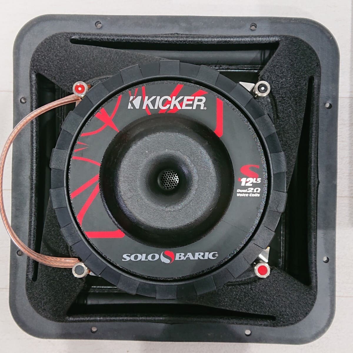 Used]Kicker Solo-Baric L5 S12L5 12Inch Dual 2-ohm Voice Coil