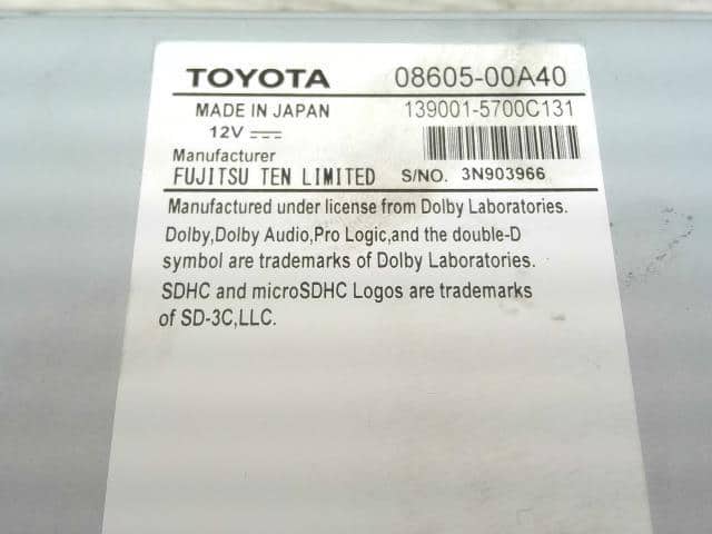 Used]Car Navigation TOYOTA Toyota Others 0860500A40 - BE FORWARD
