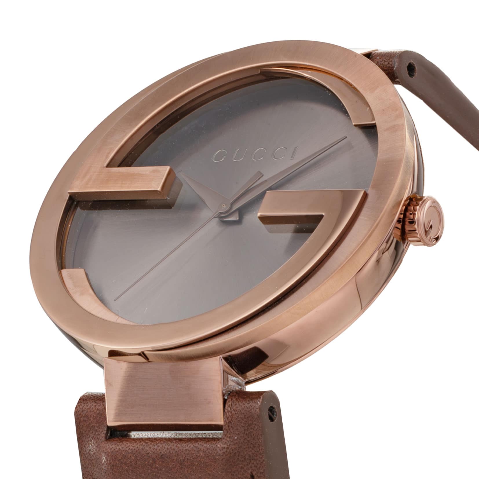 New]spring SALE 10% OFF Gucci GUCCI Ladies clock quartz brown