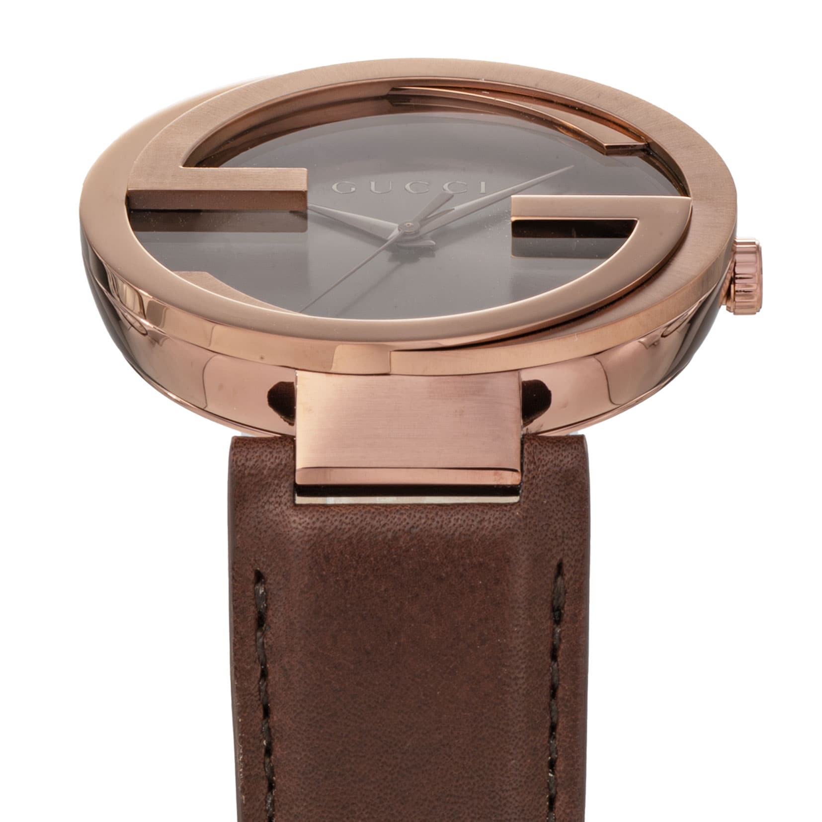 New]spring SALE 10% OFF Gucci GUCCI Ladies clock quartz brown