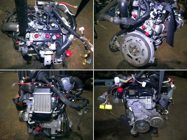 [Used]DAYZ ROOX DBA-B21A Engine ASSY highway star X turbo 4WD 3B20T CVT ...