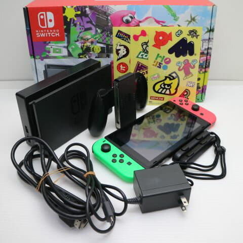Used]Nintendo Switch Neon green Neon red OK BE FORWARD Store